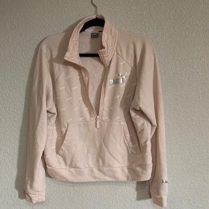 Pink zip up puma sweatshirt!